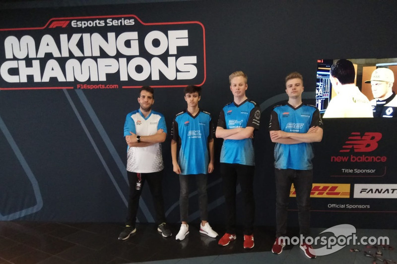 El equipo Williams eSports de la F1 eSports Pro Series 2018