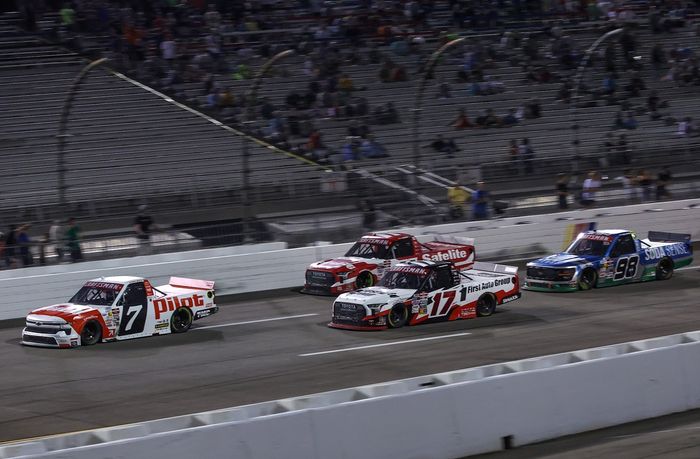 Sammy Smith, Chevrolet, Layne Riggs, Giovanni Ruggiero, TRICON Garage Toyota, Corey Heim, TRICON Garage Toyota