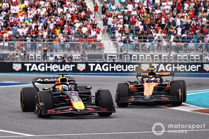 Lando Norris, McLaren, Max Verstappen, Red Bull Racing