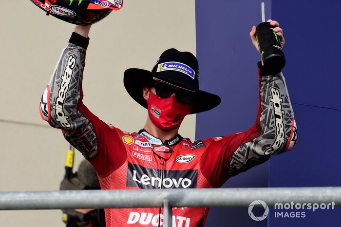 Podio: tercer lugar Francesco Bagnaia, Ducati Team