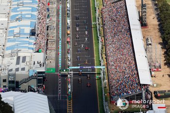 Parrilla de salida de la carrera de F1 en Australia: filas y posiciones
