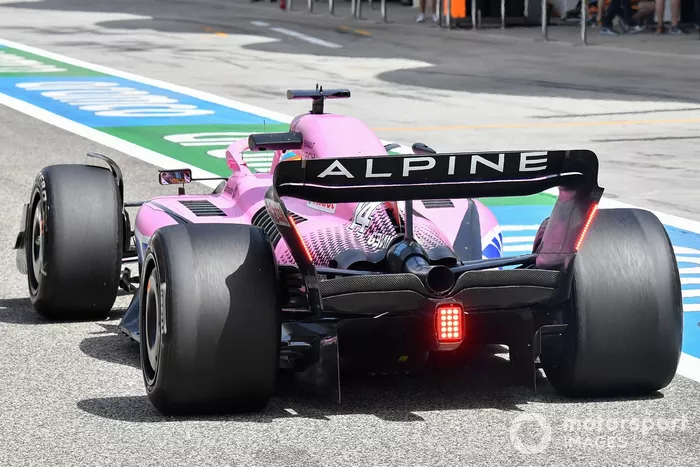 Fernando Alonso, Alpine A522   