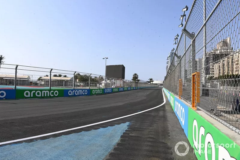 Jeddah Street Circuit last corner detail