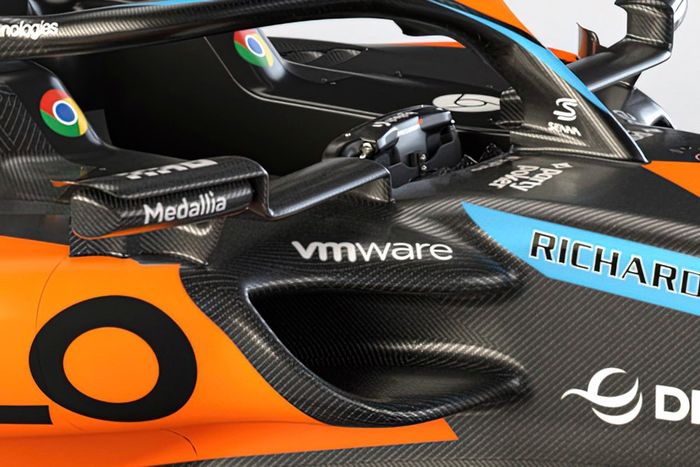 McLaren MCL60, detail side