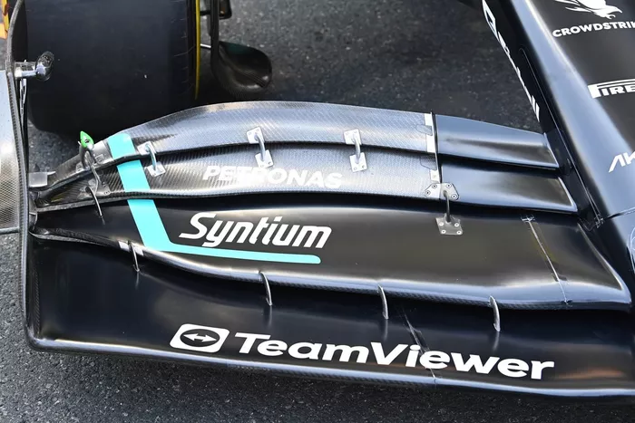 Mercedes W14 technical detail