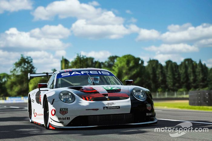 #92 Porsche Esports Team Porsche 911 RSR: Jaxon Evans, Matt Campbell, Mack Bakkum, Jeremy Bouteloup