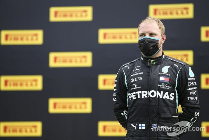 Podio: segundo lugar Valtteri Bottas, Mercedes-AMG Petronas F1
