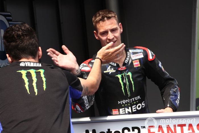 Ganador de la pole Fabio Quartararo, Yamaha Factory Racing