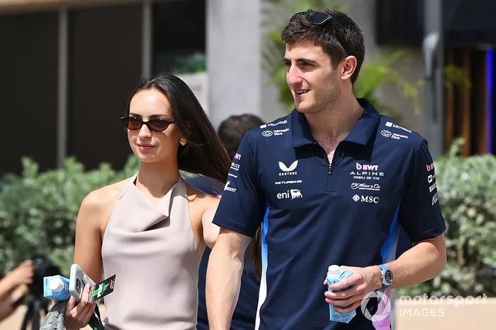 Jack Doohan, Alpine with his girlfriend Ebony Zippora