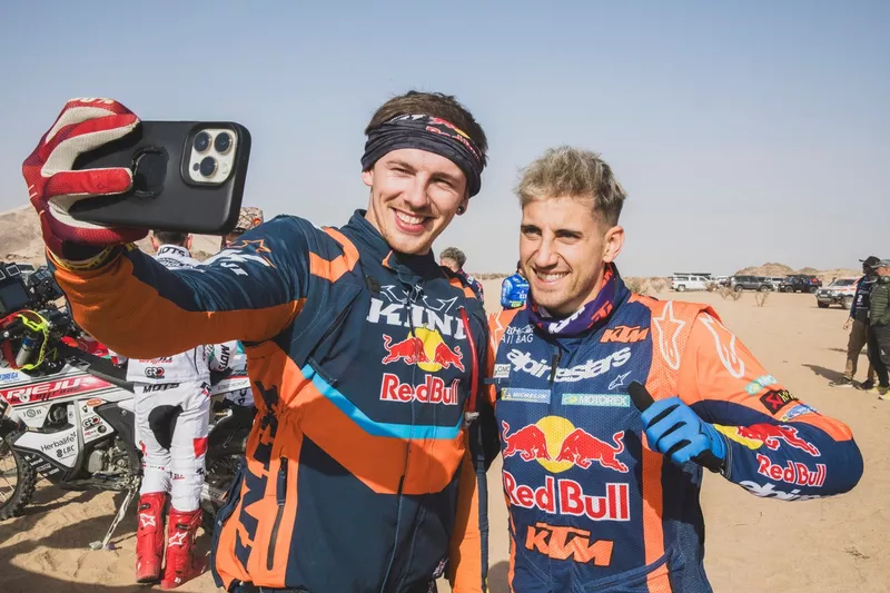 #96 BAS World KTM Racing Team KTM: Tobias Ebster, #77 Red Bull KTM Factory Racing KTM: Luciano Benavides