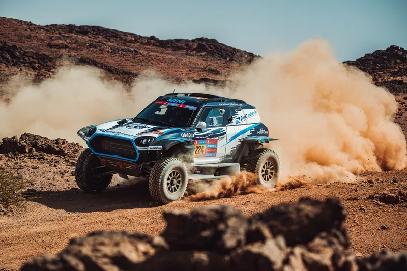 #224 X-Raid Mini JCW Team Mini : Lionel Baud, Lucie Baud