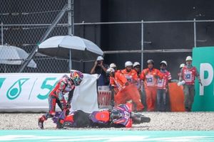 Jorge Martín, caída del Pramac Racing