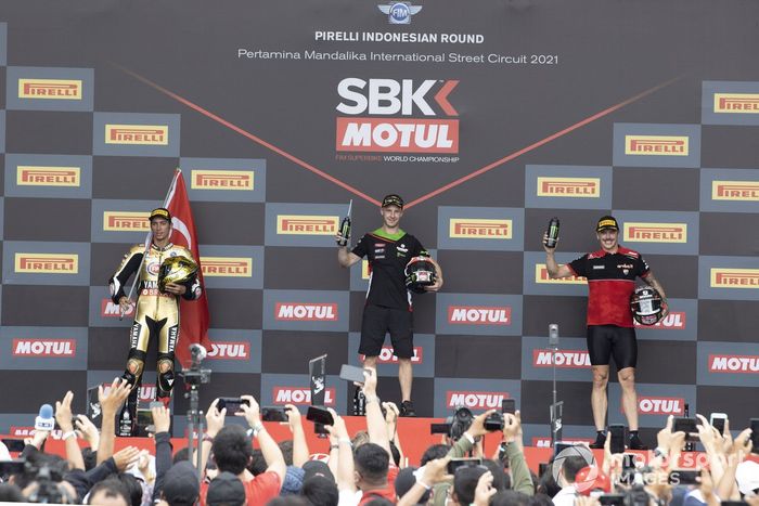 Toprak Razgatlioglu, PATA Yamaha WorldSBK Team, Jonathan Rea, Kawasaki Racing Team WorldSBK, Scott Redding, Aruba.It Racing - Ducati