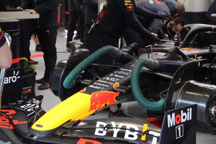 Red Bull Racing RB18 front detail