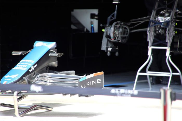 Alerón delantero del Alpine A521