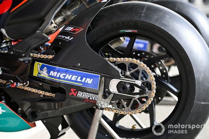 Detalle de la moto de Red Bull KTM Factory Racing