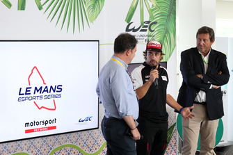 Präsentation der Le Mans eSports Series (LMES) mit Fernando Alonso, Toyota Gazoo Racing