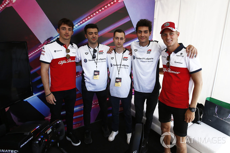 Charles Leclerc, Sauber y Marcus Ericsson, Sauber