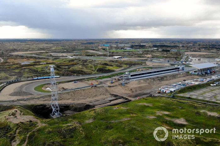 Trabajos en el circuito de Zandvoort