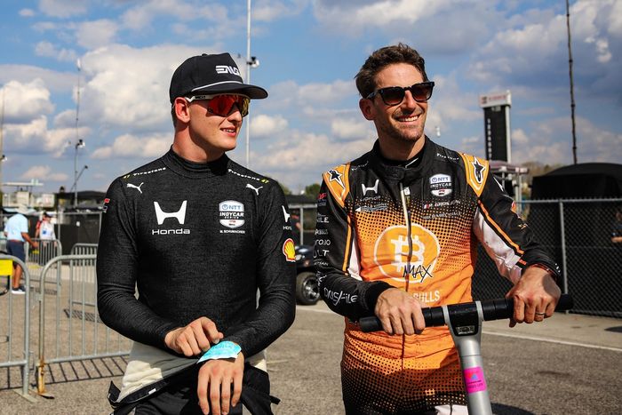 Mick Schumacher, Rahal Letterman Lanigan Racing, Romain Grosjean, Dale Coyne Racing