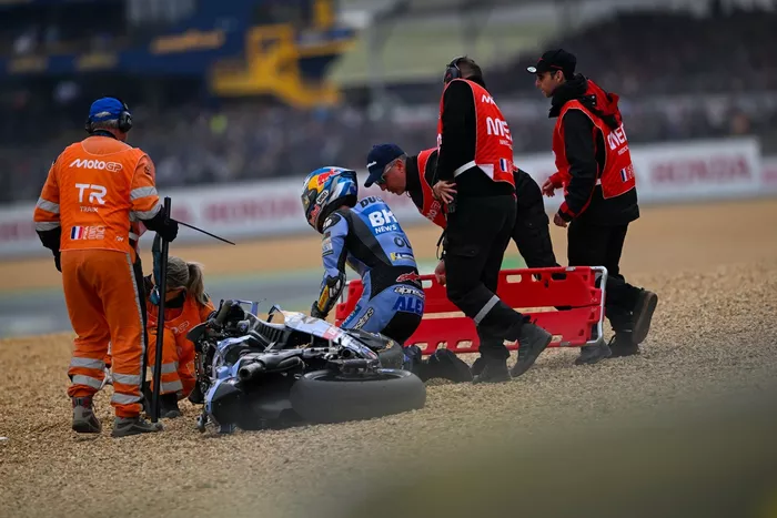Alex Marquez, Gresini Racing crash