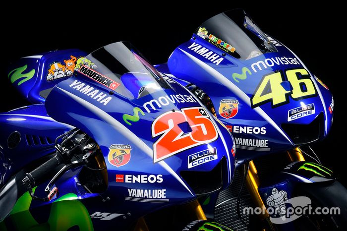 Moto de Valentino Rossi, Yamaha Factory Racing, Maverick Viñales, Yamaha Factory Racing