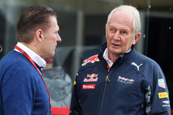 Jos Verstappen, con Dr Helmut Marko, Red Bull Motorsport