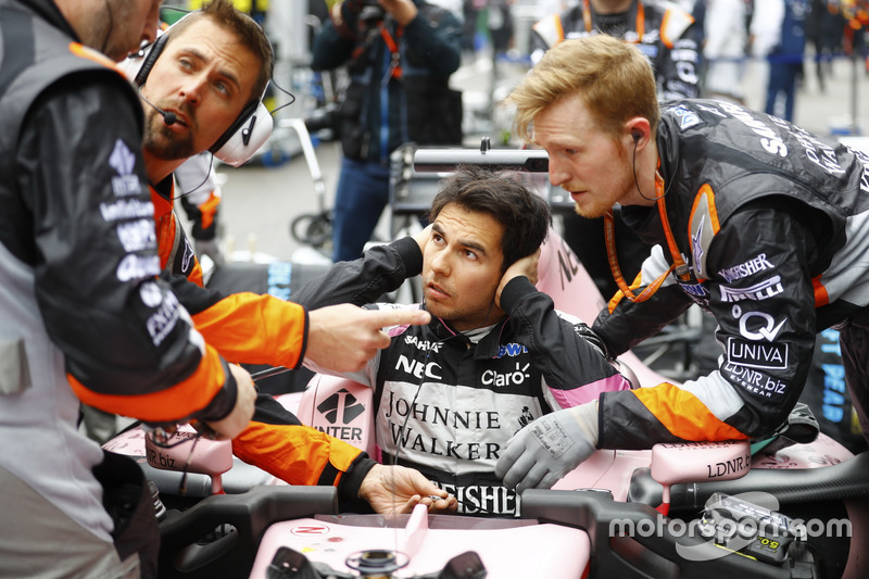 Startaufstellung: Sergio Perez, Force India