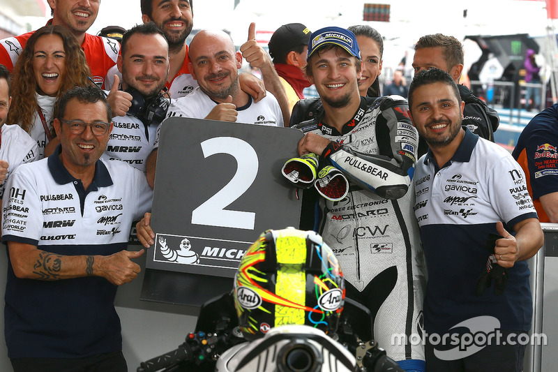 Second place Karel Abraham, Aspar Racing Team