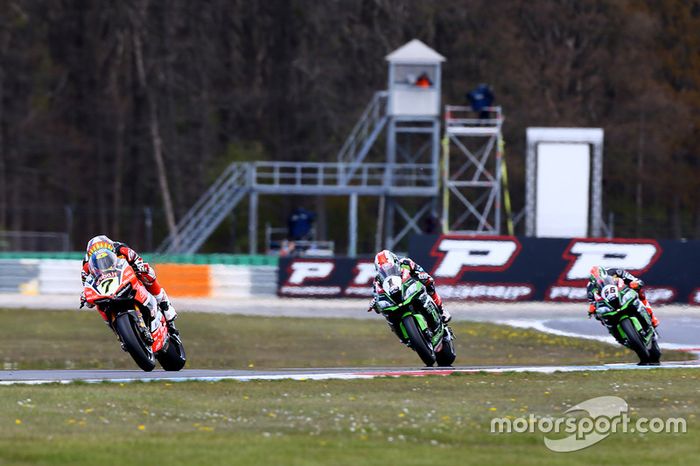 Chaz Davies, Ducati Team, Jonathan Rea, Kawasaki Racing, Tom Sykes, Kawasaki Racing