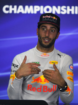 Daniel Ricciardo, Red Bull Racing in the Press Conference