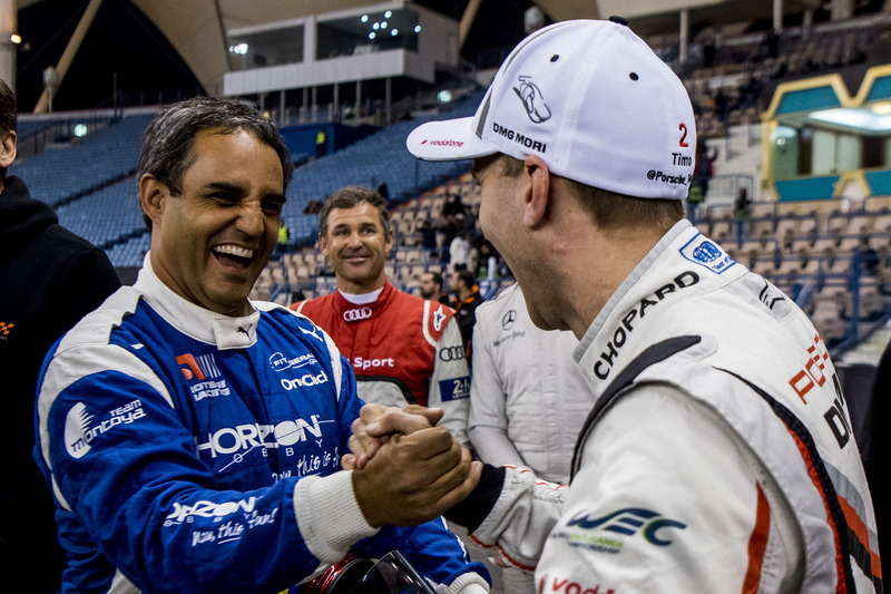 Juan Pablo Montoya et Timo Bernhard