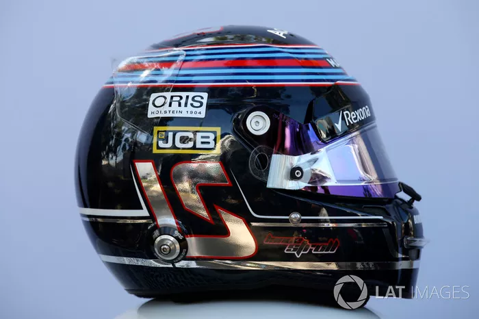 Casco de Lance Stroll, Williams