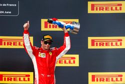 Podio: tercer lugar Kimi Raikkonen, Ferrari