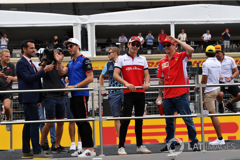 Charles Leclerc, Sauber, Kimi Raikkonen, Ferrari