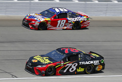 Martin Truex Jr., Furniture Row Racing, Toyota Camry 5-hour ENERGY/Bass Pro Shops and Kyle Busch, Joe Gibbs Racing, Toyota Camry Skittles Red White & Blue
