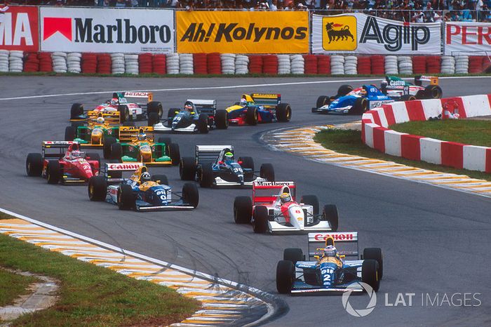 Las mejores fotos del GP de Brasil de 1993: