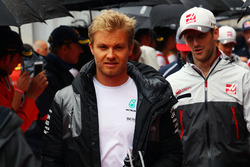 Nico Rosberg, Mercedes AMG F1 op de rijdersparade