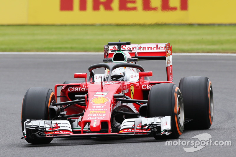 Sebastian Vettel, Ferrari SF16-H met de Halo 2