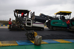 Les travaux sur le Circuit Bugatti du Mans