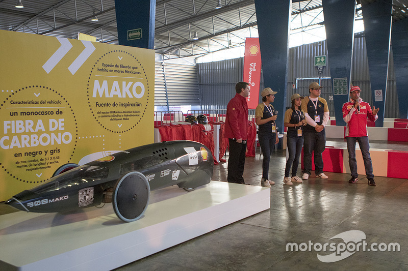 Marc Gene, Piloto de prueba, Scuderia Ferrari y estudiantes de la UNAM con el coche Mako en el Shell Eco-marathon cars