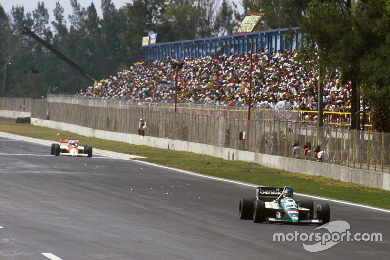 Gerhard Berger, Benetton vor Alain Prost, McLaren