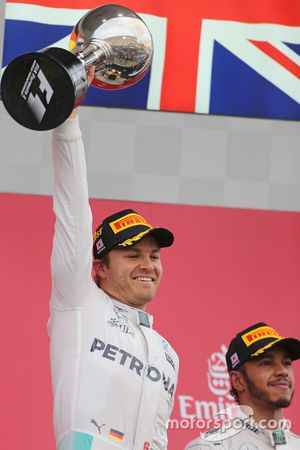 Nico Rosberg, Mercedes AMG F1 Team and Lewis Hamilton, Mercedes AMG F1 Team