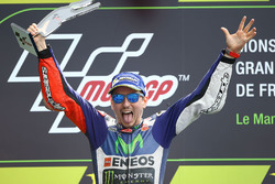 Podium: winnaar Jorge Lorenzo, Yamaha Factory Racing