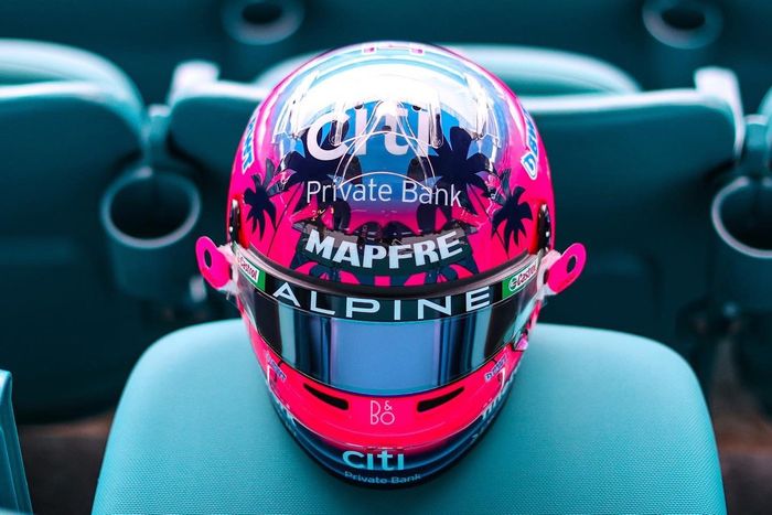 Casco de Fernando Alonso, Alpine