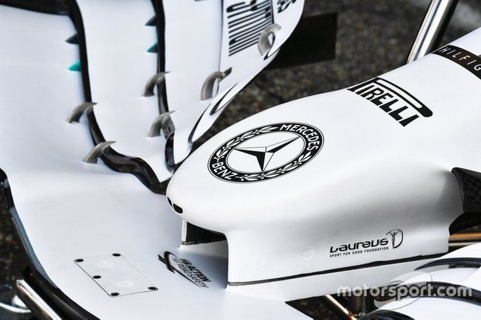 Nueva decoración del Mercedes AMG F1 W10 