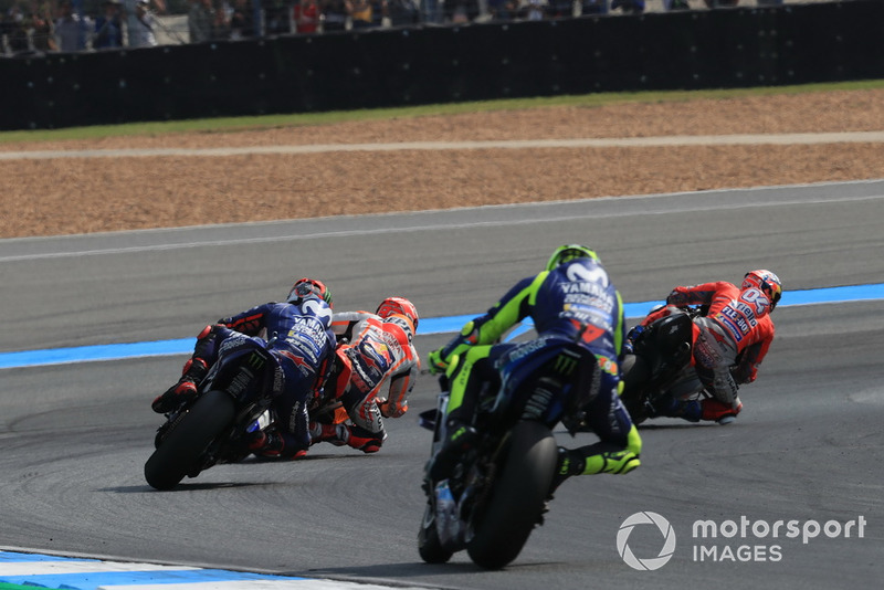 Andrea Dovizioso, Marc Márquez, Maverick Viñales, Valentino Rossi