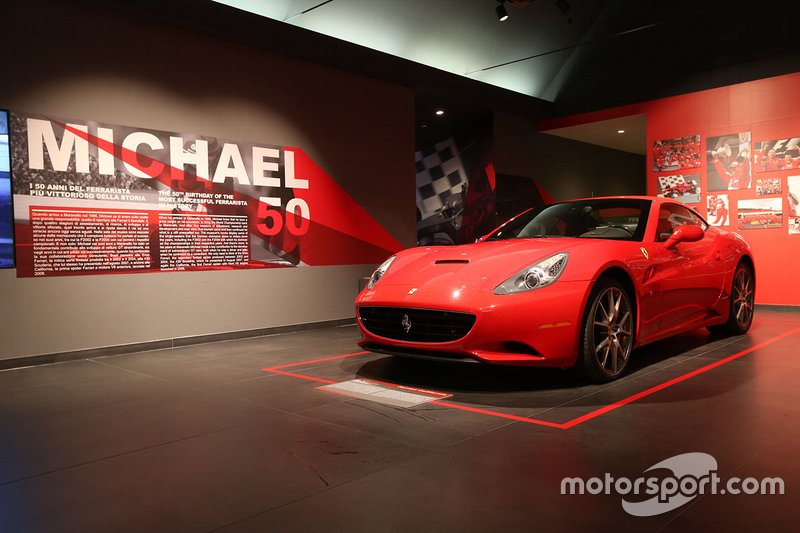 La exposición 'Michael 50' en el Museo Ferrari en Maranello