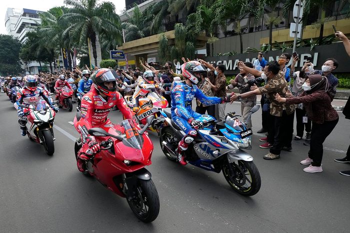 Parada de MotoGP en Jakarta