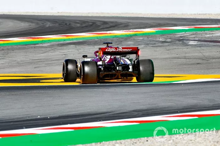 Callum Ilott, Alfa Romeo C38, se marca un trompo
